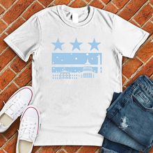 Load image into Gallery viewer, Washington DC Snow Flag Tee