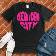 Load image into Gallery viewer, New York City Heart Tee
