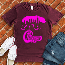 Load image into Gallery viewer, Neon Chicago Bear Tee