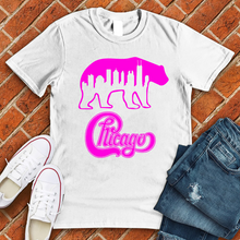 Load image into Gallery viewer, Neon Chicago Bear Tee