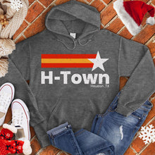 Load image into Gallery viewer, H-Town Star Stripes Xmas Hoodie