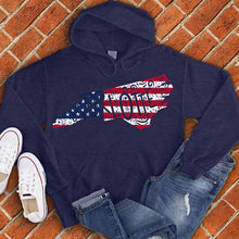 Load image into Gallery viewer, Charlotte American Flag State Hoodie