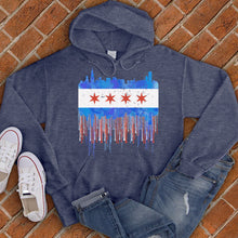 Load image into Gallery viewer, Chicago Flag Drip Hoodie
