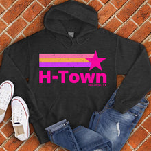 Load image into Gallery viewer, Neon H Town Shooting Star Hoodie