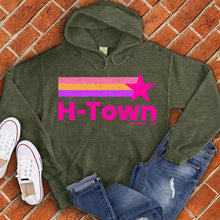 Load image into Gallery viewer, Neon H Town Shooting Star Hoodie
