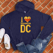 Load image into Gallery viewer, I Love Washington DC Monument Heart Hoodie