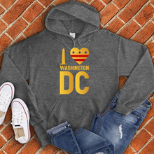 Load image into Gallery viewer, I Love Washington DC Monument Heart Hoodie