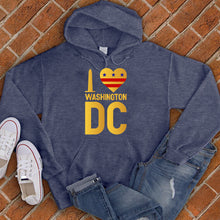 Load image into Gallery viewer, I Love Washington DC Monument Heart Hoodie