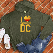 Load image into Gallery viewer, I Love Washington DC Monument Heart Hoodie