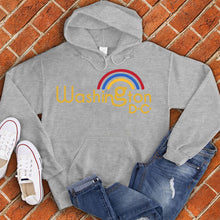 Load image into Gallery viewer, Washington DC Rainbow Hoodie