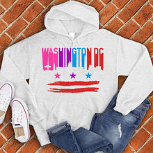 Load image into Gallery viewer, Washington DC Flag Skyline Hoodie