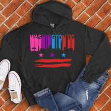 Load image into Gallery viewer, Washington DC Flag Skyline Hoodie