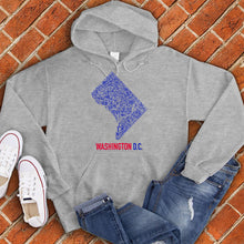 Load image into Gallery viewer, Washington DC Map Hoodie