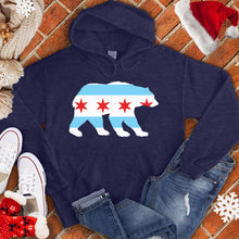 Load image into Gallery viewer, Chicago Flag In Bear Hoodie