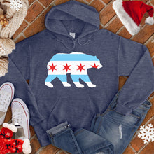 Load image into Gallery viewer, Chicago Flag In Bear Hoodie