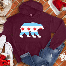 Load image into Gallery viewer, Chicago Flag In Bear Hoodie