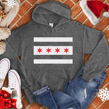 Load image into Gallery viewer, Chicago Flag Stripes Hoodie