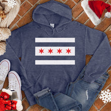 Load image into Gallery viewer, Chicago Flag Stripes Hoodie