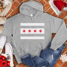 Load image into Gallery viewer, Chicago Flag Stripes Hoodie