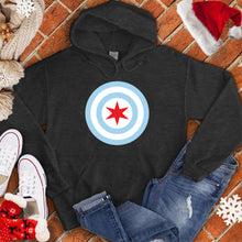 Load image into Gallery viewer, Chicago Round Flag Hoodie