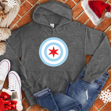 Load image into Gallery viewer, Chicago Round Flag Hoodie