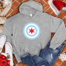 Load image into Gallery viewer, Chicago Round Flag Hoodie