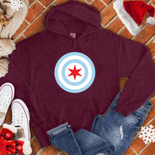 Load image into Gallery viewer, Chicago Round Flag Hoodie