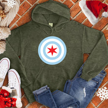 Load image into Gallery viewer, Chicago Round Flag Hoodie