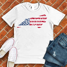 Load image into Gallery viewer, Charlotte American Flag State Tee
