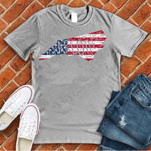 Load image into Gallery viewer, Charlotte American Flag State Tee