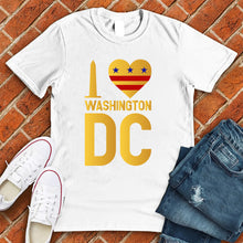 Load image into Gallery viewer, I Love Washington DC Monument Heart Tee