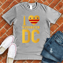 Load image into Gallery viewer, I Love Washington DC Monument Heart Tee
