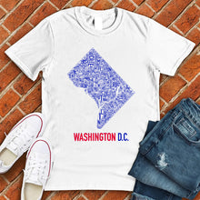 Load image into Gallery viewer, Washington DC Map Tee