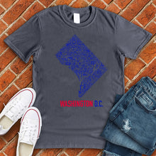 Load image into Gallery viewer, Washington DC Map Tee