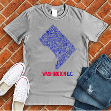 Load image into Gallery viewer, Washington DC Map Tee