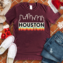 Load image into Gallery viewer, Retro Houston Christmas Tee