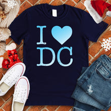 Load image into Gallery viewer, I Love DC Snow Tee