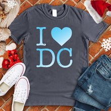 Load image into Gallery viewer, I Love DC Snow Tee