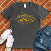Load image into Gallery viewer, Welcome To Las Vegas Gold Tee