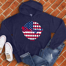 Load image into Gallery viewer, Chicago Illinois American Flag Hoodie