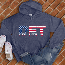 Load image into Gallery viewer, American Flag DET Hoodie