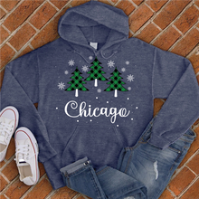 Load image into Gallery viewer, Chicago Christmas Tree Hoodie