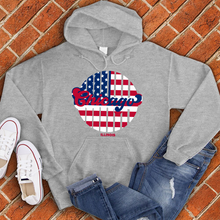 Load image into Gallery viewer, Chicago Illinois American Flag Hoodie