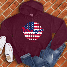Load image into Gallery viewer, Chicago Illinois American Flag Hoodie