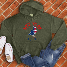 Load image into Gallery viewer, New York City Pigeon Flag Hoodie