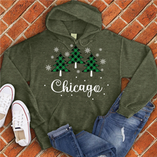 Load image into Gallery viewer, Chicago Christmas Tree Hoodie