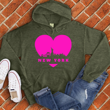 Load image into Gallery viewer, New York Heart Hoodie