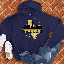 Load image into Gallery viewer, Texas State Snowflakes Hoodie