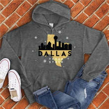 Load image into Gallery viewer, Texas State Snowflakes Hoodie