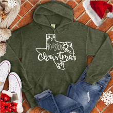 Load image into Gallery viewer, Houston Christmas State Hoodie